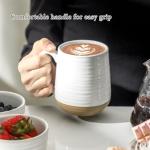 Hasense Set of 4 Ceramic Coffee Mugs