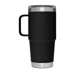 YETI 20 oz Stainless Steel Travel Mug, Black