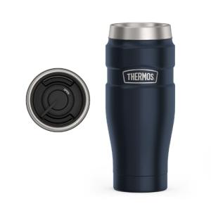 Midnight Blue Insulated Travel Mug, 16 Ounce