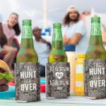 Personalized Camouflage Wedding Can Coolers, Set of 25