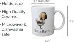 Funny Bach Coffee Mug - Perfect Gift for Musicians