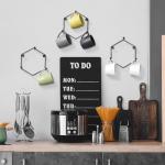 Stylish Wall Mounted Mug Holder Rack Set
