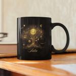 Custom Cosmic Tree Coffee Mug - Celestial Design