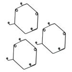 Stylish Wall Mounted Mug Holder Rack Set