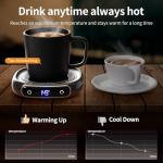 Electric Coffee Mug Warmer and Mug Set