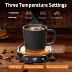 Electric Coffee Mug Warmer and Mug Set