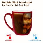 Red 16 oz Large Coffee Mug with Handle