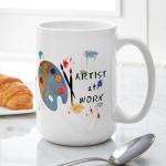 Artist At Work 15 oz Ceramic Coffee Mug