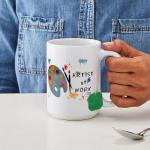 Artist At Work 15 oz Ceramic Coffee Mug