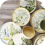 Nature Botanic Forest Ceramic Coffee Mug Set