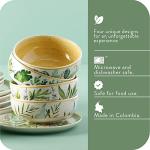 Nature Botanic Forest Ceramic Coffee Mug Set