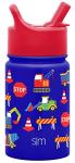 Kids Insulated Water Bottle with Straw Lid