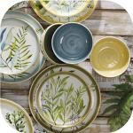 Nature Botanic Forest Ceramic Coffee Mug Set