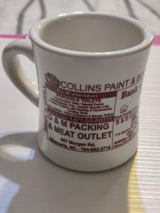 Vintage-Style Ceramic Coffee Mug - 10 oz