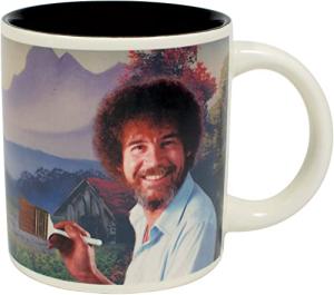 Bob Ross Heat Changing Mug - Happy Little Scene