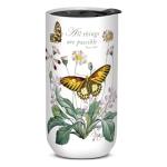 Nature's Grace Floral Butterflies Travel Mug