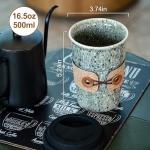 Spill Proof Ceramic Travel Coffee Mug 16.5 oz