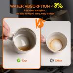 Rustic Ceramic Coffee Mugs Set of 4