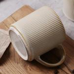 Rustic Ceramic Coffee Mugs Set of 4