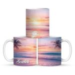Custom Beach Coffee Mug for Nature Lovers