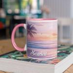 Custom Beach Coffee Mug for Nature Lovers