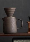 Ceramic Pour Over Coffee Maker - Retro Gold