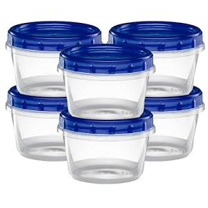 Stackable Blue Food Storage Containers, 10 Pack