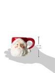 Set of 4 Classic Santa Head Coffee Mugs