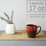 Bosmarlin Multicolor Ceramic Coffee Mug Set of 4