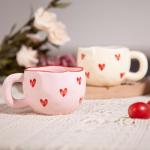 YumiPLUS Cute Ceramic Coffee Mugs - 4 Pack