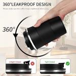 Insulated Travel Coffee Mug, Spill Proof Stainless Steel