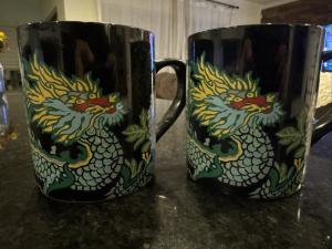 Chiang Mai Dragon Mugs by Schumacher & Williams Sonoma