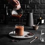 Set of 6 Durable Clear Glass Coffee Mugs