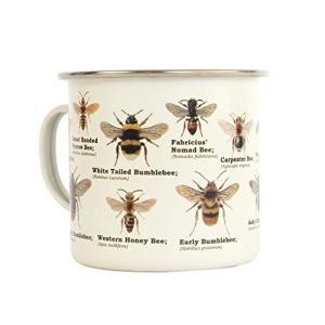Bee-Enamel Camping Mug – Cute & Durable 500ml