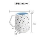 Hello Geometric Confetti Birthday Mug – 17 oz