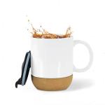15oz Ceramic Coffee Mugs with Cork Bottom - 36 Pack