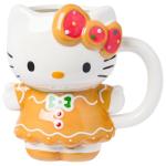 Hello Kitty Gingerbread 3D Sculpted Ceramic Mug