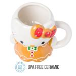 Hello Kitty Gingerbread 3D Sculpted Ceramic Mug