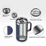 20oz Insulated Stainless Steel Coffee Mug – Navy