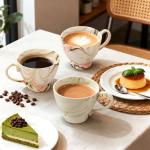 Hand-Painted 20 Oz Marble Ceramic Coffee Mug