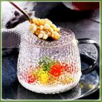 Vintage 15oz Glass Coffee Mugs Set of 6