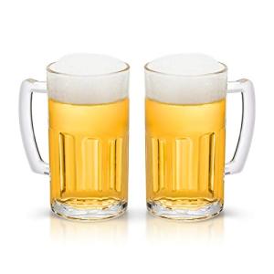COKTIK 2 Pack Large Handle Beer Mugs