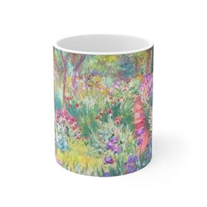 Claude Monet Floral Garden Coffee Mug - 11 Ounce
