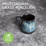 Blue Large Ceramic Coffee Mug, 21 Oz