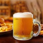 Accguan 8-Pack Glass Coffee Mugs with Handles