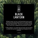 Nature-Inspired Black Lantern Coffee Mug - 15oz