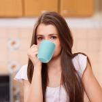 Blue 16 oz Large Coffee Mug with Handle