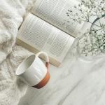 Large Latte Mug Set of 4 - Vanilla White