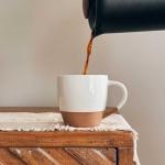 Large Latte Mug Set of 4 - Vanilla White