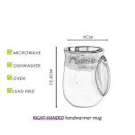 Selamica 18oz Right-Handed Handwarmer Coffee Mug
